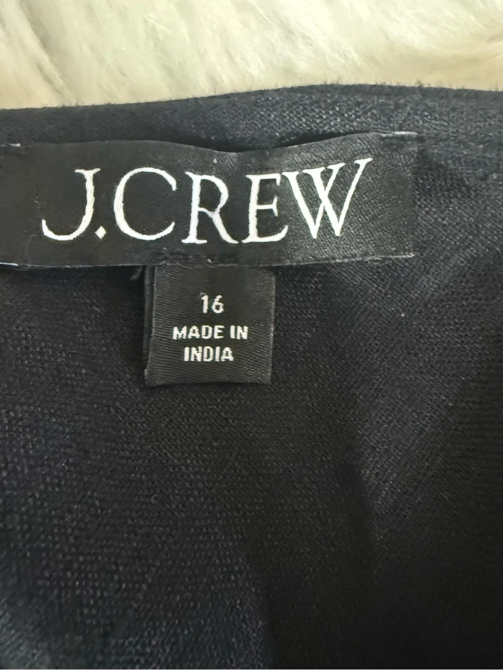 J.Crew Gwyneth Linen Maxi Slip Dress Black Size 16 Adjustable Straps